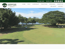 Tablet Screenshot of gardensparkgolflinks.com.au